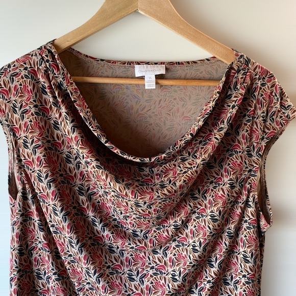 Women’s Charter Club Sleeveless Blouse Top Floral XL - Picture 2 of 12